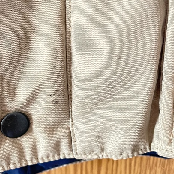 Vtg. Alaska Down And Leather Vest Sz-M Puffer Goodedown Zipper/Snap Buttons - Picture 4 of 16